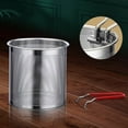 thumbnail image 3 of KEINXS Uncoated Deep Frying Pot Spill-proof Non-stick Pot with Oil Draining Rack for  Chips Fish Chicken, 3 of 6