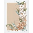 thumbnail image 2 of Norman, Michele 12x14 White Modern Wood Framed Museum Art Print Titled - Spring Floral Frame, 2 of 4