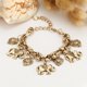 thumbnail image 4 of Tobilleras Vintage Para Mujer Elefante Colgante Encantos Cadena Playa Verano Pie Tobillo Pulsera Yuarrent AP006264-02, 4 of 6