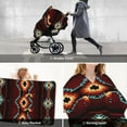thumbnail image 6 of Aztec Tribal Baby Car Seat Canopy Cover Multi Use Nursing Cover for Newborn Car Seat Canopy Mom Nursing Breastfeeding Covers Newborn Shower Gift, 6 of 6