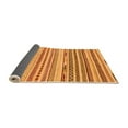 thumbnail image 2 of Ahgly Company Indoor Rectangle Abstract Orange Modern Area Rugs, 5' x 8', 2 of 4