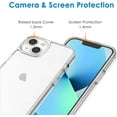 thumbnail image 5 of JETech Case for iPhone 13 6.1-Inch, Non-Yellowing Shockproof Phone Bumper Cover, Anti-Scratch Clear Back (Clear), 5 of 6