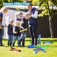 thumbnail image 4 of 1 Set Deluxe Foot-Powered Rocket Launcher Toy - Outdoor Sports Catapult with Soaring Air Rockets - Durable Plastic Construction for Endless Fun, 4 of 5