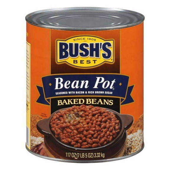 Bushs Best Baked Beans, Bean Pot, Can
