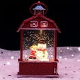 thumbnail image 4 of Holloyiver Musical Snow Globe Lantern with Timer, Lighted USB/Battery Operated Swirling Singing Water Glittering Lantern, Snow Globes Lantern for Adults and Kids Christmas Decoration, 4 of 6