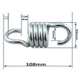 thumbnail image 5 of 2Pcs 700Lbs Weight Capacity Hammock Chair Spring Heavy Duty Suspension Hooks for Porc xc8383, 5 of 6