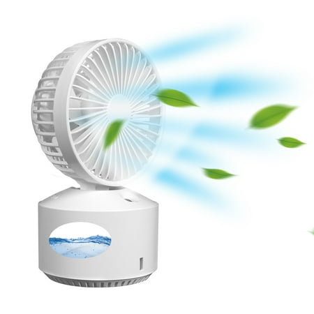 

BIGTREE Mini Table Misting Cooling Fan Wind Gust with 350ML Large Water Tank USB