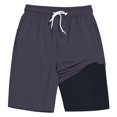 thumbnail image 4 of Mens Swim Trunks Bathing Suit Inseam Compression Liner Beach Swim Shorts Swimwear Quick Dry Pocket,Color:C,XL, 4 of 5