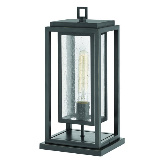 Hinkley 1007OZ Coastal Elements Republic 1 Light 17 inch Oil Rubbed Bronze Outdoor Pier Mount Lantern