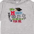 thumbnail image 3 of Inktastic My Mommy Did It and She Did It for Me with Graduation Cap Toddler Hoodie, 3 of 4