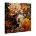 thumbnail image 3 of Stupell Industries Art Deco Woman & Scattered Blossoms Canvas Art, 17 x 17, by RB, 3 of 8