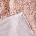 thumbnail image 4 of Home Soft Things Mongolian Faux Fur Throw & Pillow Cover Combo - Rose - 50" x 60"/20" x 20", 4 of 10