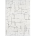 thumbnail image 2 of Abani Cozy Collection Area Rug Mid Century Modern Bedroom Living Room Decor Floor Rug 6 x 9 Cream Gray, 2 of 9