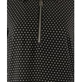 thumbnail image 4 of Women's Polka Dot Grommet and Tie Sleeve Top-BB-XS, 4 of 4