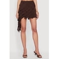 thumbnail image 3 of Women's Asymmetrical Ruffle Tiered Mini Skirt, 3 of 4