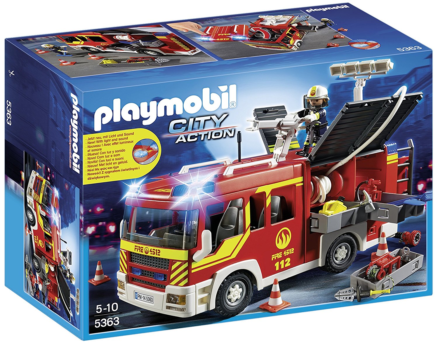 playmobil fire engine 4512