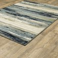 thumbnail image 2 of Woven Trends Satchi - SE09A - Modern Style, Abstract Pattern, Pet & Family Friendly, Living Room, Dining Room, Office, Medium Pile Polypropylene Area Rug in Blue - 10' x 13', 2 of 3