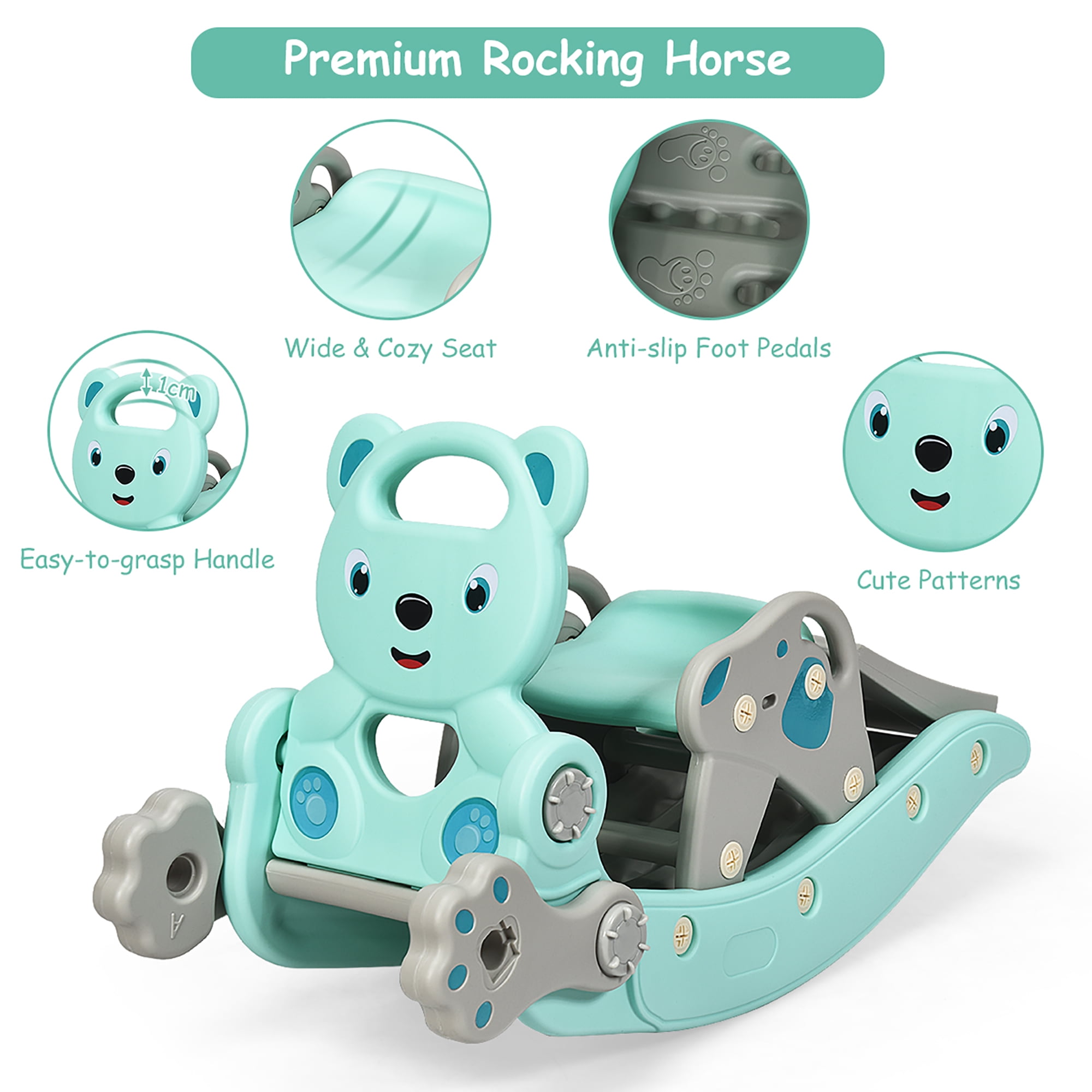 costway rocking horse