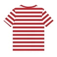 thumbnail image 4 of Zpanxa T Shirts for Girls Solid Color Round Neck Loose Fit Print Pattern Top Polyester Spandex 7-8 Years, 4 of 5
