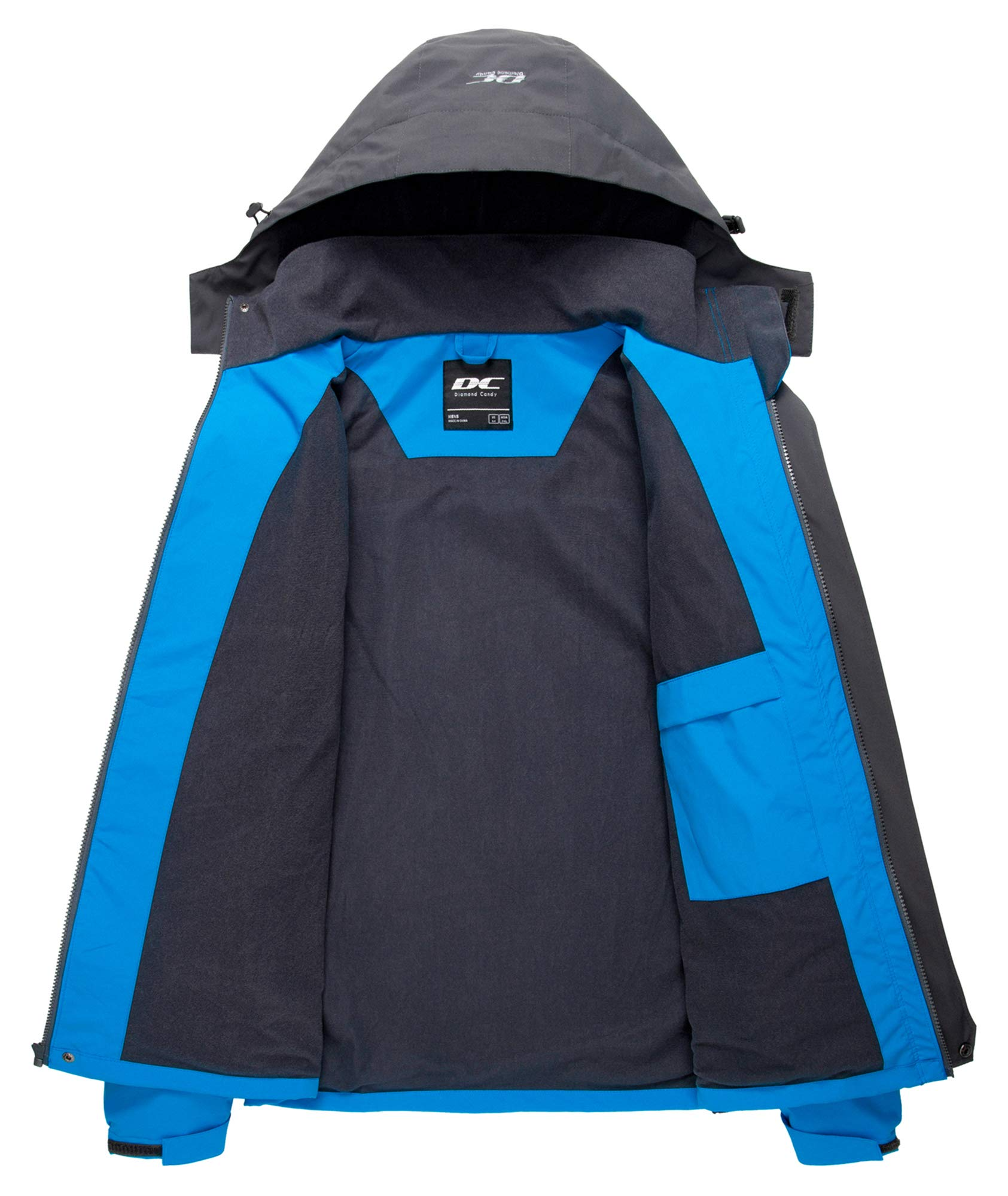 Diamond Candy Men's Waterproof Ski Jacket, Blue photo 2