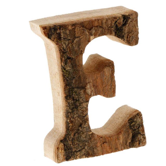 kurtrusly Handcraved Wooden Letters Door Numbers Alphabet Letter Floating Adress Name E