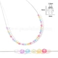 thumbnail image 3 of Transparent Acrylic Beads Bicone Mixed Color 4x4mm Hole: 1.5mm 990pcs/box, 3 of 7