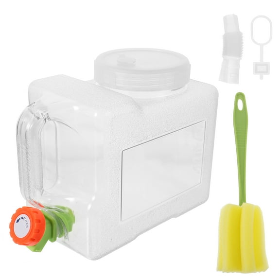 MLINS 1 Set Reusable Water Container Outdoor Large Water Storage Container with Faucet