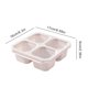 thumbnail image 3 of Caja Preparación Comidas Contenedor Almacenamiento Alimentos Bandeja Servicio 4 Compartimento Microondas Y Lavavajillas Safe BPA Free para Viajes Picnic Party, 3 of 6