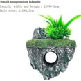 thumbnail image 4 of SUSHANG Fish Tank Landscaping Suspended Stone Tank Artificial Stone Decoration Aquarium Stone Ornament Creative Floating Stones Simulation Accessories for Terrarium Miniature Garden Marine Aquarium, 4 of 9