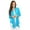 Turquoise, variant on Women's Solid Open Front Long Sleeve Lightweight Soft Basic Sweater Cardigan