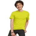 thumbnail image 3 of Hanes Essential-T Men Workwear T-Shirt, Short Sleeve Hi Vis Tee, Safety Green and Orange, 9 Pack, 4XL, 3 of 5