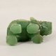 thumbnail image 3 of EeaseMX Adorno de elefante de dibujos animados de 1,5 pulgadas, figura de animal de imitación de aventurina, delicada piedra grabada, regalo para decoración de escritorio (verde), 3 of 7