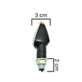 thumbnail image 4 of Krator Mini Custom LED Turn Signal Indicator Lights Lamp Compatible with Harley Davidson Dyna Glide Fat Bob Super Wide, 4 of 5
