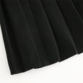 thumbnail image 2 of Women Fashion School Solid Pleated Skirt Academic Style Skirt under Skirt Shorts Business Skirts for Women Leather Skirt Womens Leather Skirt Leather Pleated Skirts for Women Mini Skirt Lingerie plus, 2 of 7