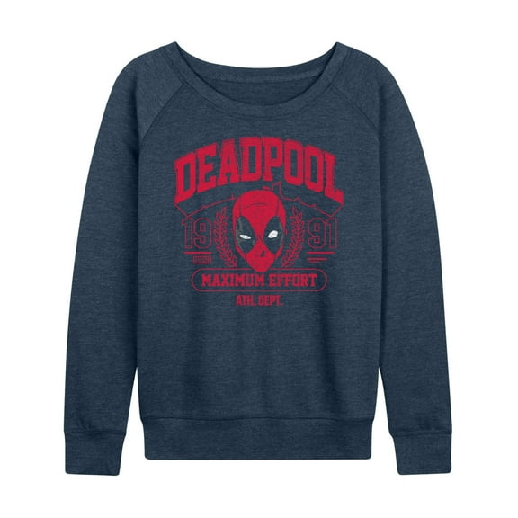 Marvel Deadpool - Collegiate - Women's French Terry Pullover Sweatshirt