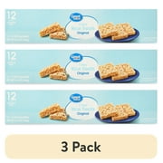 (3 pack) Great Value Crispy Rice Treats, 14.4 oz, 12 Count