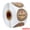 H0123-500PCS, variant on 100-500pcs 1inch Vintage Kraft Paper Handmade With Love Stickers for Package Thank You Stationery Adhesive Labels Baking Seals