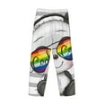 thumbnail image 5 of Balery Men'S Panda With Sun Glasses Pants,Sleepwear Pants,Pajama Pants,Pj Bottoms Drawstring And Pockets-Small, 5 of 9