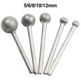 thumbnail image 3 of 5Pcs Spherical Grinding Head Granite Diamond Burs Rotary Tools Round Grinding Wheel For Jade Wood Polishing Tool 5/6/8/10/12Mm Fangkenuo, 3 of 9