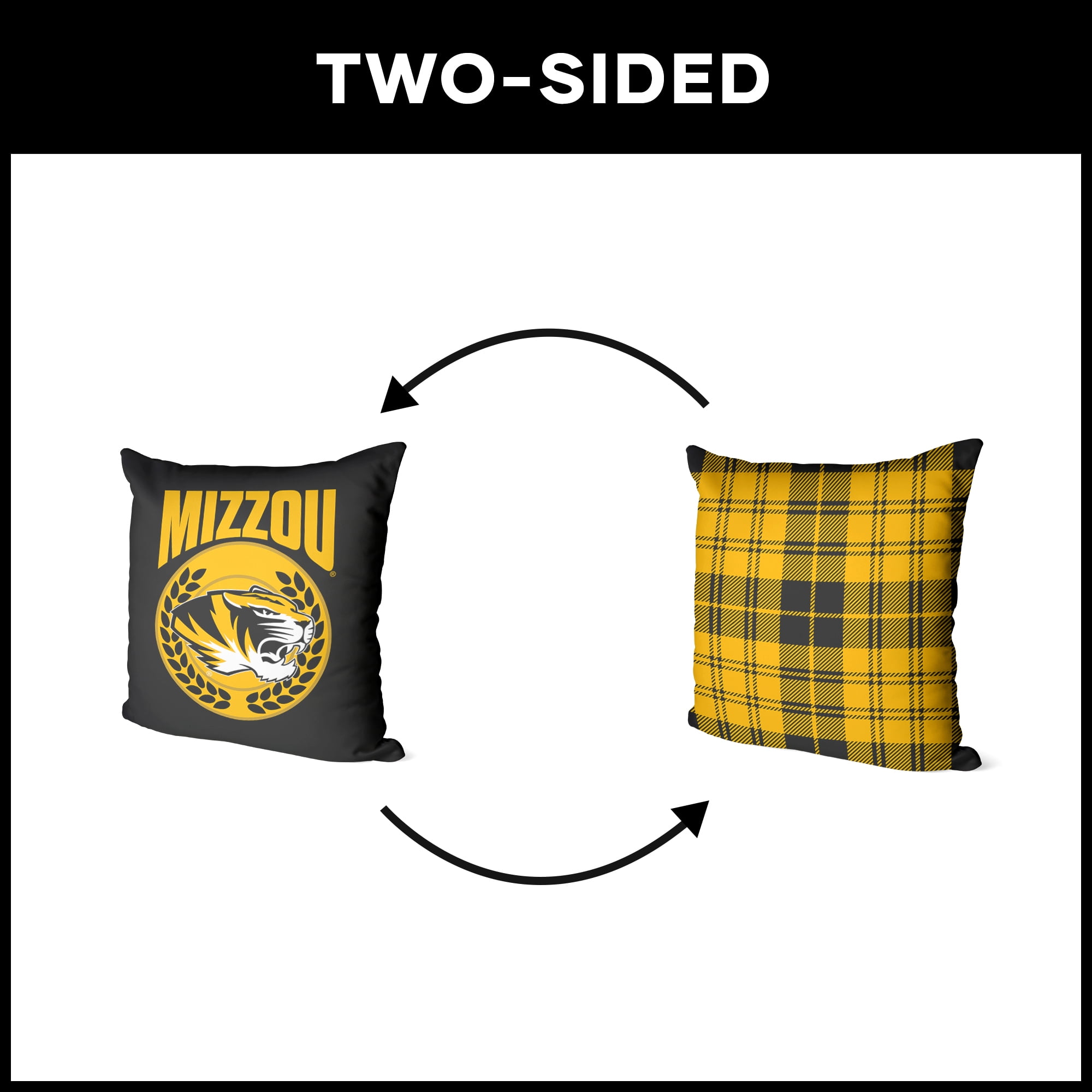 Mizzou NCAA Triumph Square Cloud Pillow 24 inches