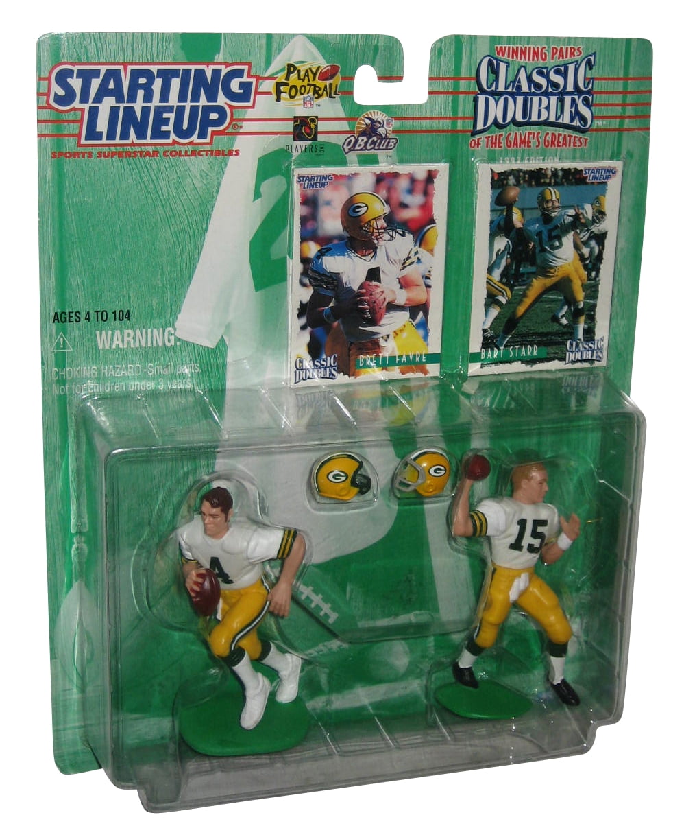 custom nfl fire pits on Nfl Football Starting Lineup Classic Doubles 1997 Brett Favre Bart Starr Figure Set Walmart Com Walmart Com