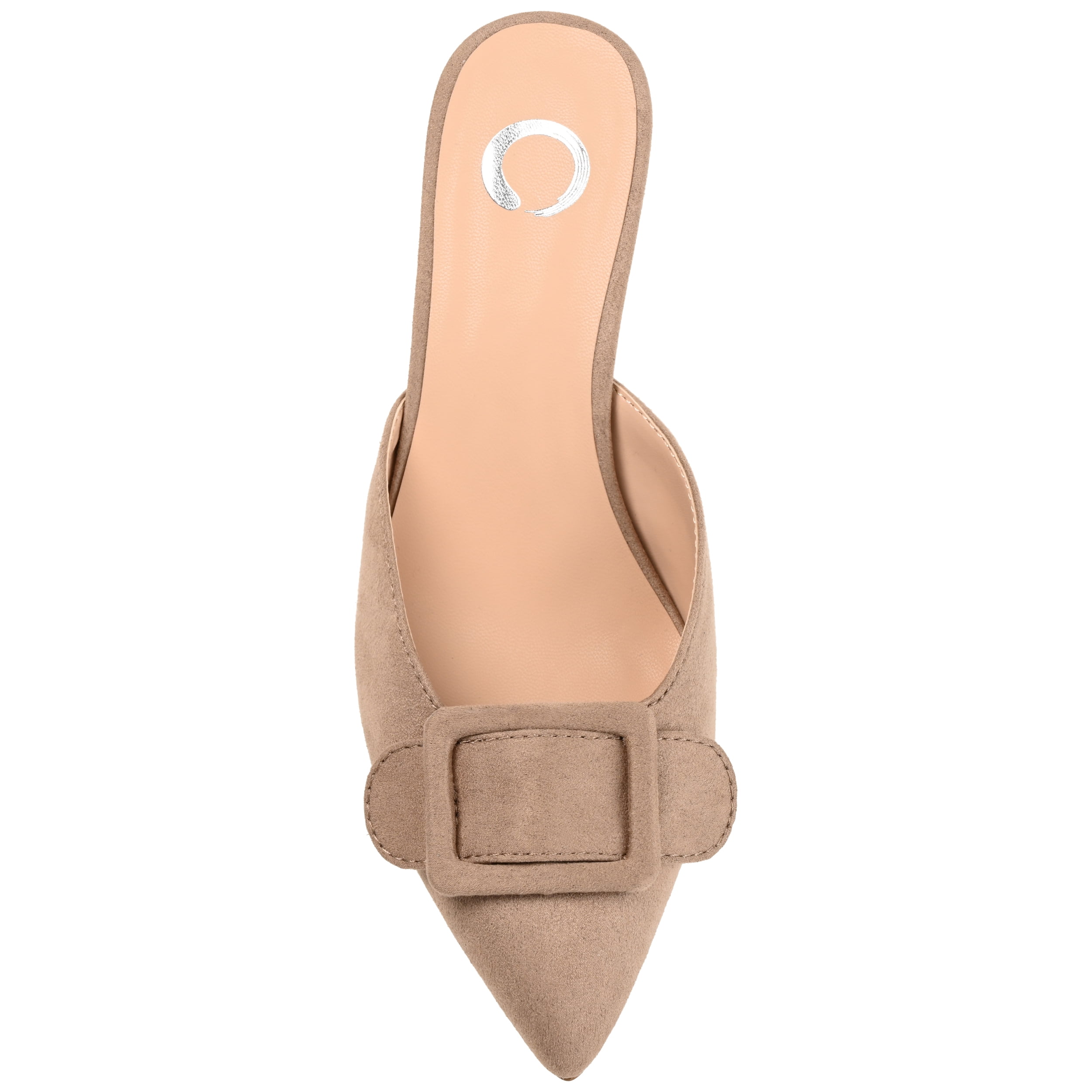 Journee Womens Vianna Kitten Heel Mules Pointed Toe Pumps, Widths Available