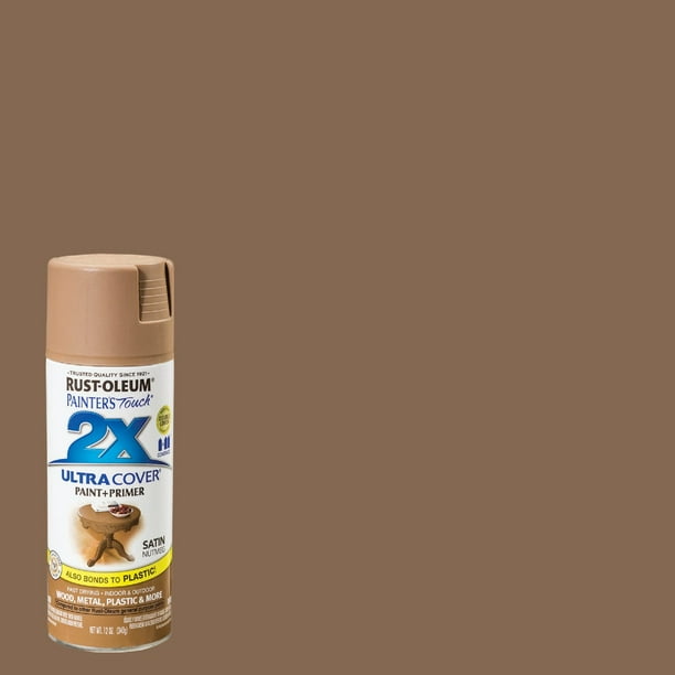 RustOleum Painter'S Touch 2X Ultra Cover 12 Oz. Satin Paint + Primer