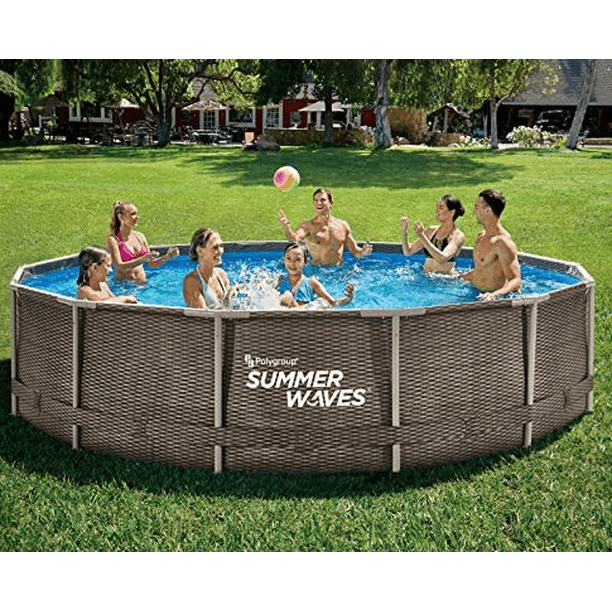 summer wave metal frame pool