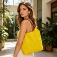 thumbnail image 5 of Lightweight Nylon Large Capacity Shoulder Tote Bag, 12.5L Multi Color Casual Handbag with Inner Zipper Pocket, Reinforced Handle Foldable Shopping Bag for Beach Travel Gym Daily Errands, 5 of 8