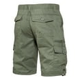 thumbnail image 4 of YLSDY Fashion Cargo Shorts for Men Elastic Waist 2025 Summer Casual Bermuda Shorts Drawstring Stretch Loose Shorts & Multi Pockets Army Green XXXL, 4 of 7