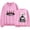 Pink, variant on Jey Uso Yeet Merch Long Sleeve Crewneck Sweatshirt Winter For Men/Women Unsiex Fashion Streetwear