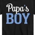 thumbnail image 3 of Instant Message - Papas Boy - Toddler & Youth Short Sleeve Graphic T-Shirt, 3 of 6