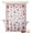 Valentine-Love Heart, variant on Pink Christmas Shower Curtain, White Xmas Tree Snowflakes Pink Balls Shower Curtains Set with Hooks, Winter Waterproof Fabric Bathroom Curtains Decor Home Accessories,Stall 36 X 72 Inch