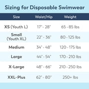 Swimmates Disposable Swim Diapers Underwear, Adult X-Large, 14 ct Bag